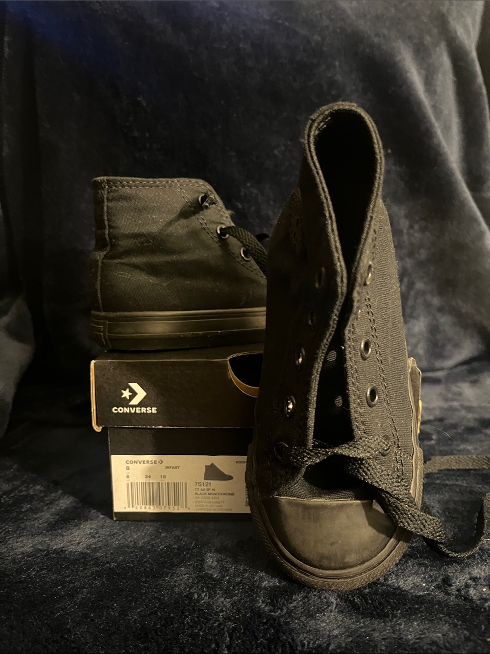 Converse Black High-Top Canvas Sneakers